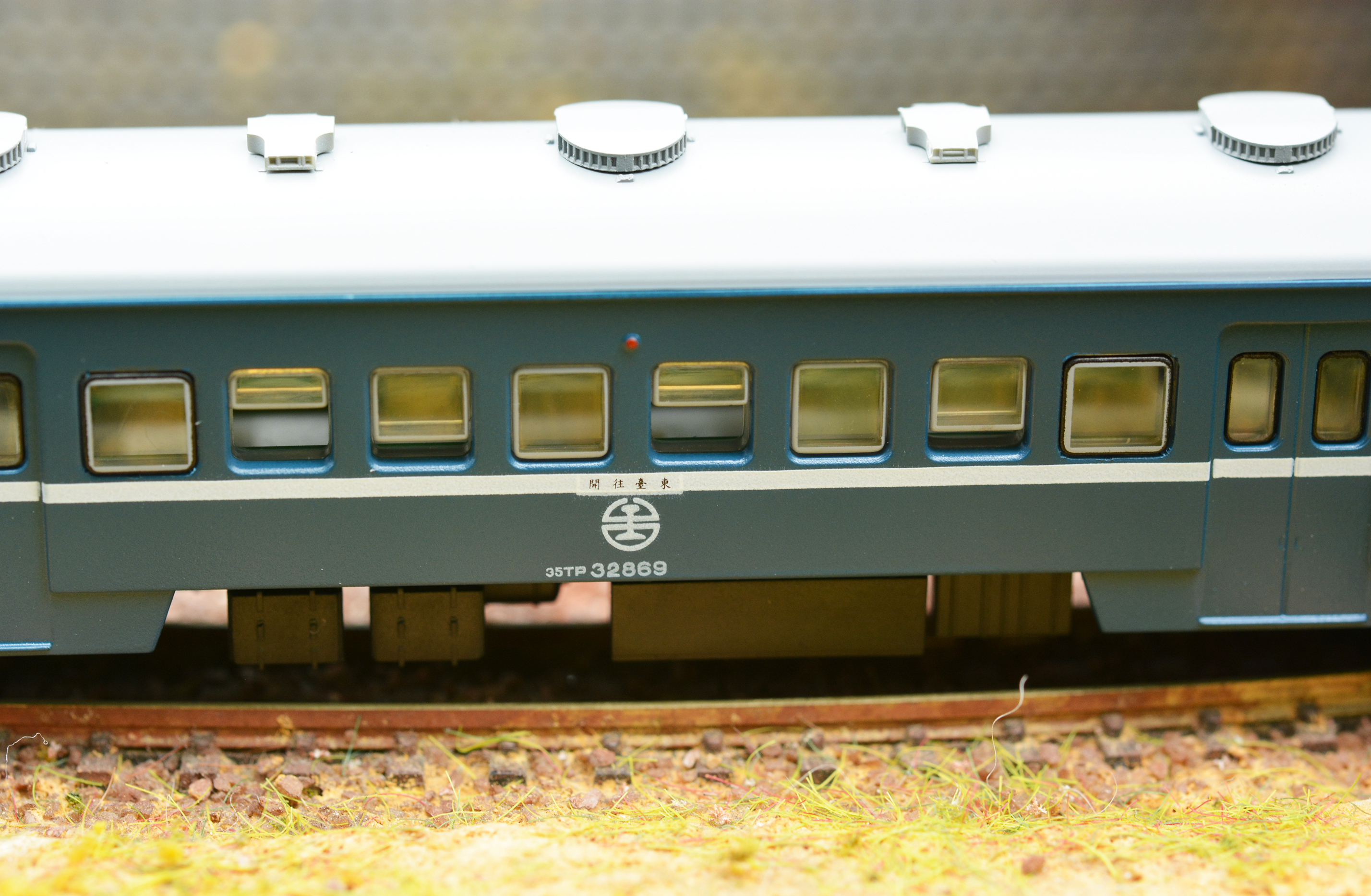 鉄支路模型 TOUCH RAIL MODELS NK3504 40FP10000 客車 鐵支路 台鉄 光